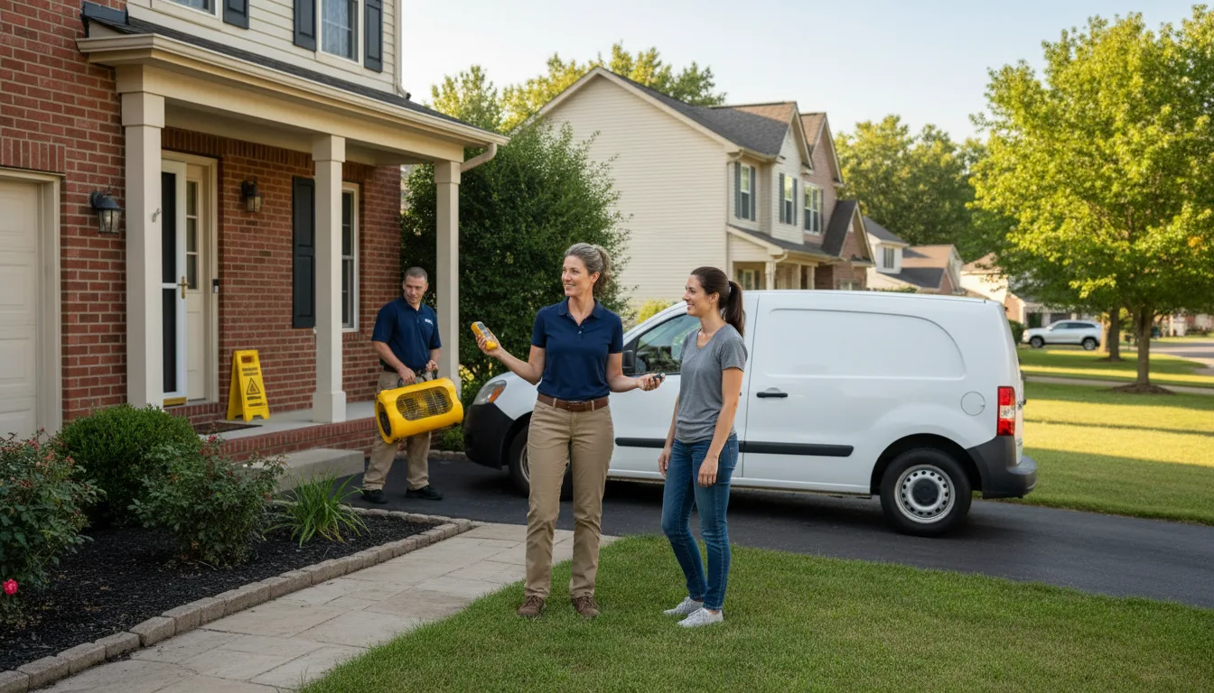 Water restoration image for Dehumidification And Cleanup Services in Earling, IA